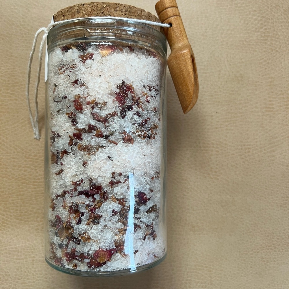 Herbal Bath Soak with Wooden Scoop